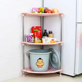 3-Tier Triangular Bathroom Storage Rack for Toilets