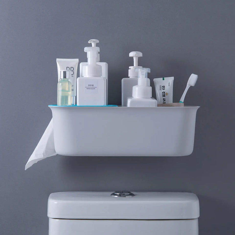 Suction Cup Bathroom Storage Rack