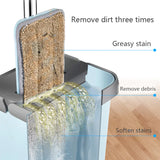 Self-Cleaning Flat Mop for Home Use (Wet & Dry)