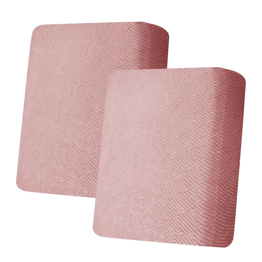 ZNSAYOTX Stretch Individual Cushion Covers Sofa Loveseat Cushion Couch Seat Covers Slipcovers Soft Replacement Unique Pattern Furniture Protector with Elastic Bottom (Rose 2 Pc Cushion Cover)