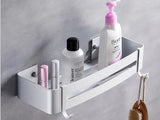 No-Drill Bathroom Storage Rack