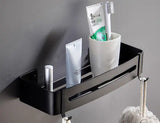 No-Drill Bathroom Storage Rack