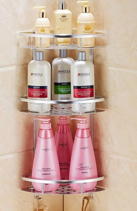 Bathroom Storage Rack, Space Saver Triangle Shelf