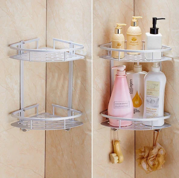 Bathroom Storage Rack, Space Saver Triangle Shelf