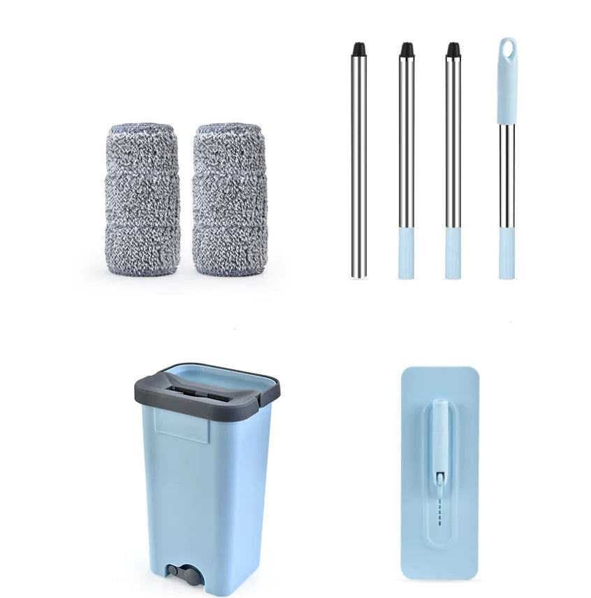 Self-Cleaning Flat Mop for Home Use (Wet & Dry)