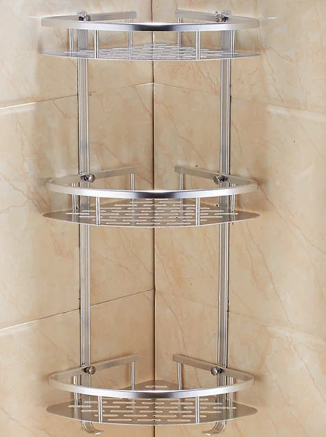 Bathroom Storage Rack, Space Saver Triangle Shelf