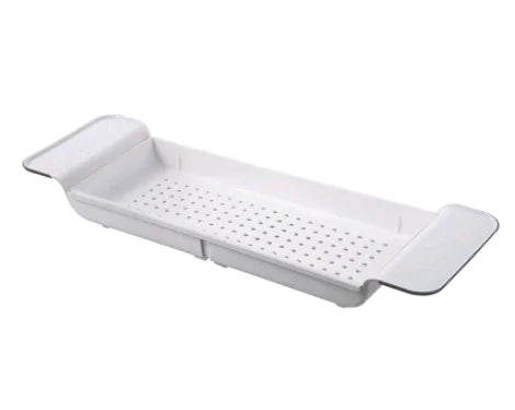 Retractable Bathtub Shelf for Bathroom Storage