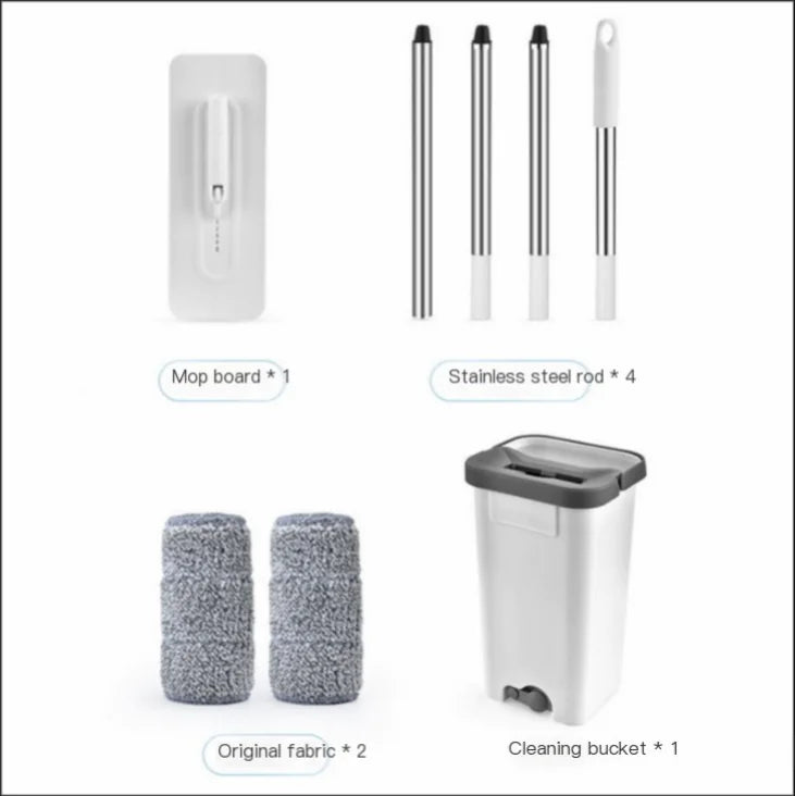 Self-Cleaning Flat Mop for Home Use (Wet & Dry)