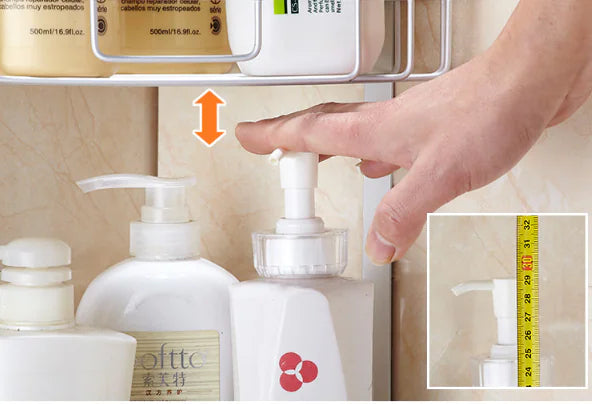 Bathroom Storage Rack, Space Saver Triangle Shelf