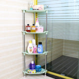 3-Tier Triangular Bathroom Storage Rack for Toilets