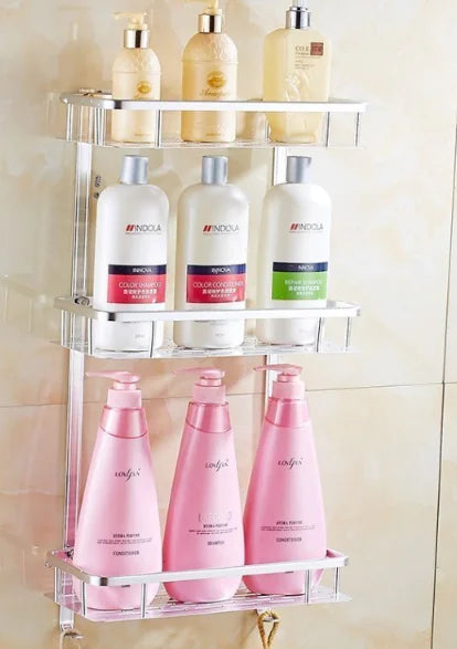 Bathroom Storage Rack, Space Saver Triangle Shelf